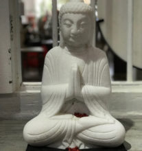 light stone buddha
