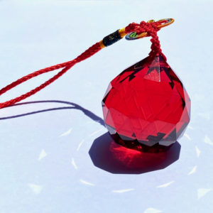 Red Crystal Ball Hanging