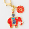 Red Prosperity Elephant Amulet back