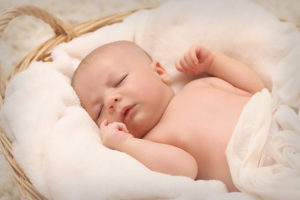 Baby in Basket