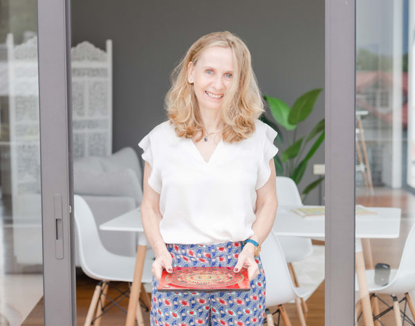 Lucy taking compass reading 4r