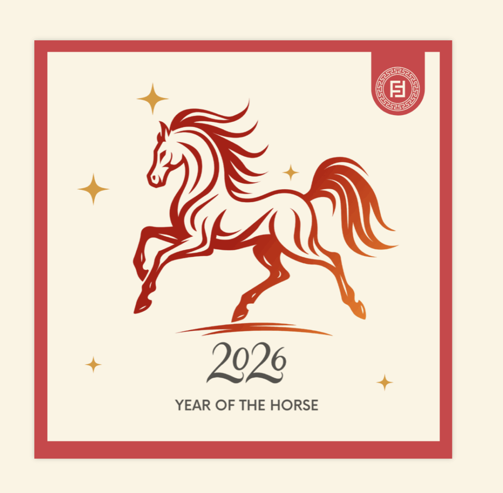 2026 YEAR OF THE HORSE FLYING STARS CHART
